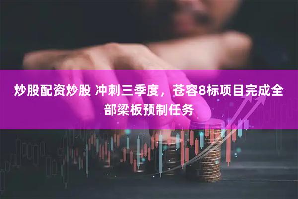 炒股配资炒股 冲刺三季度，苍容8标项目完成全部梁板预制任务